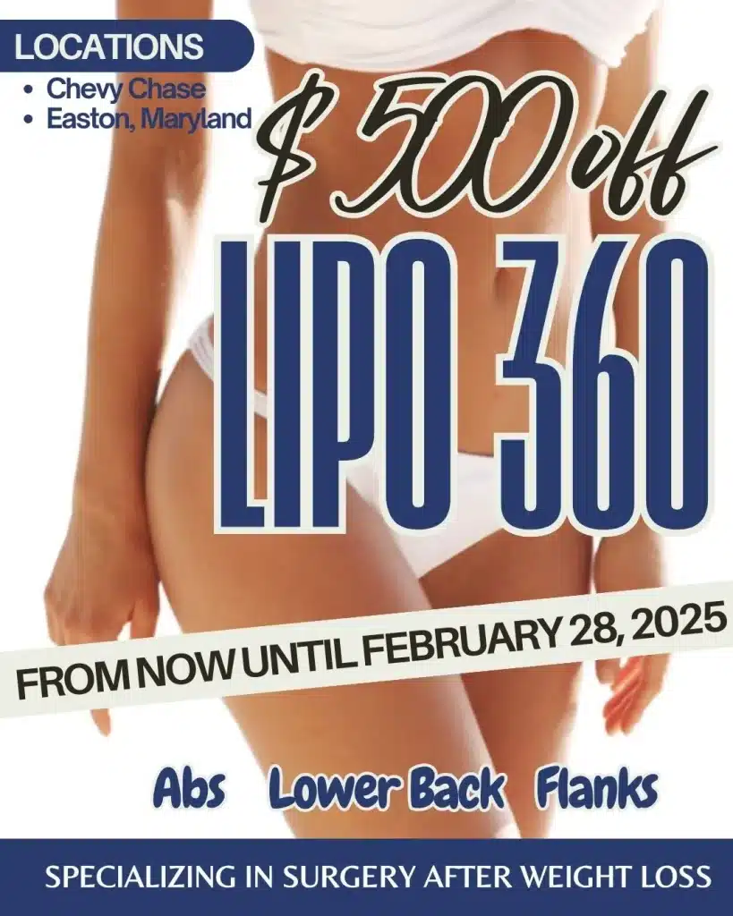 Promotions Specials $500 Off Lipo360 Chevy Chase Easton Maryland