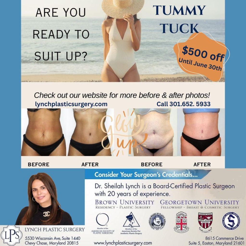 $500 off Tummy Tuck Surgery in Chevy Chase Maryland