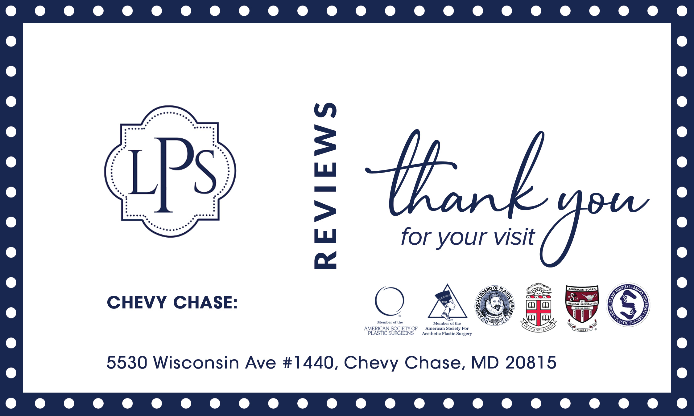 Maryland Plastic Surgeon Locations -Leave Us A Google Review Lynch Plastic Surgery Chevy Chase